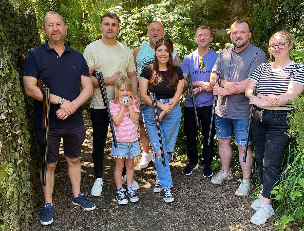 first time clay pigeon shooting