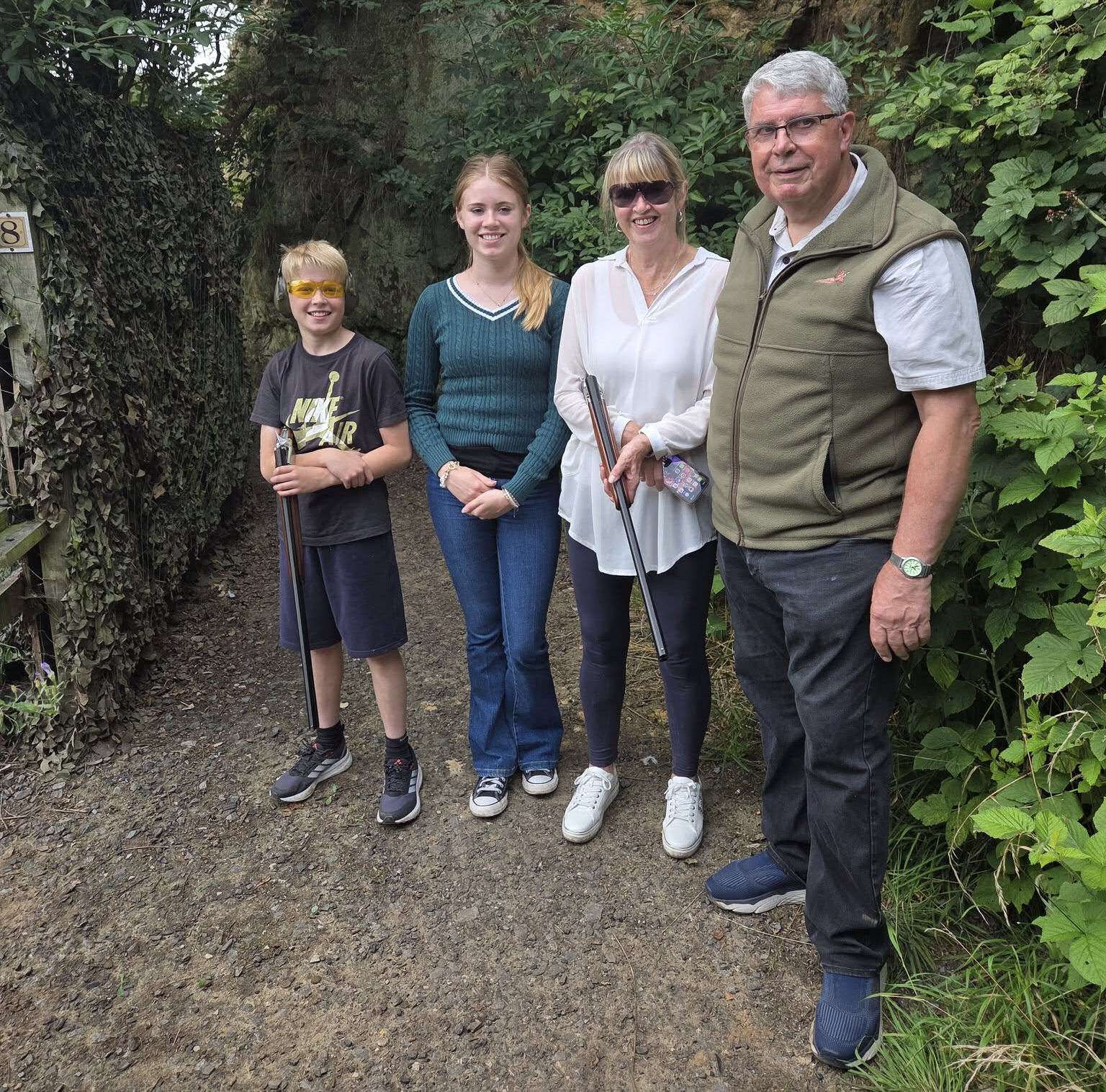 family day out shooting